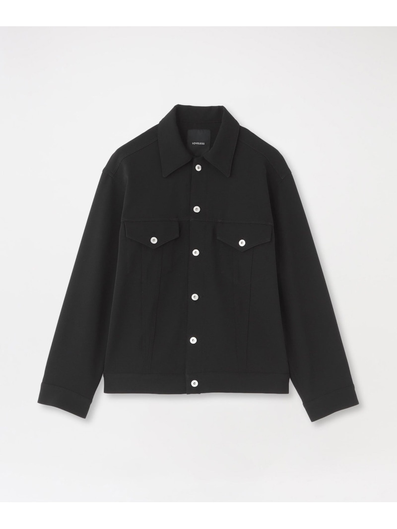 Rakuten - バルキーツイルGジャン LOVELESS ラブレス ジャケット・アウター ブルゾン・ジャンパー ブラック【送料無料】[Rakuten Fashion]