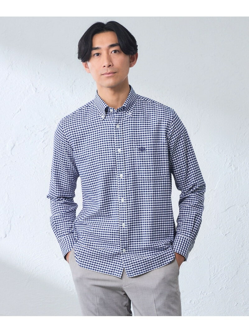 Rakuten - 【SALE／30%OFF】ソフトギンガムチェックシャツ BAKER STREET ベイカー・ストリート トップス シャツ・ブラウス ブルー ピンク【RBA_E】【送料無料】[Rakuten Fashion]
