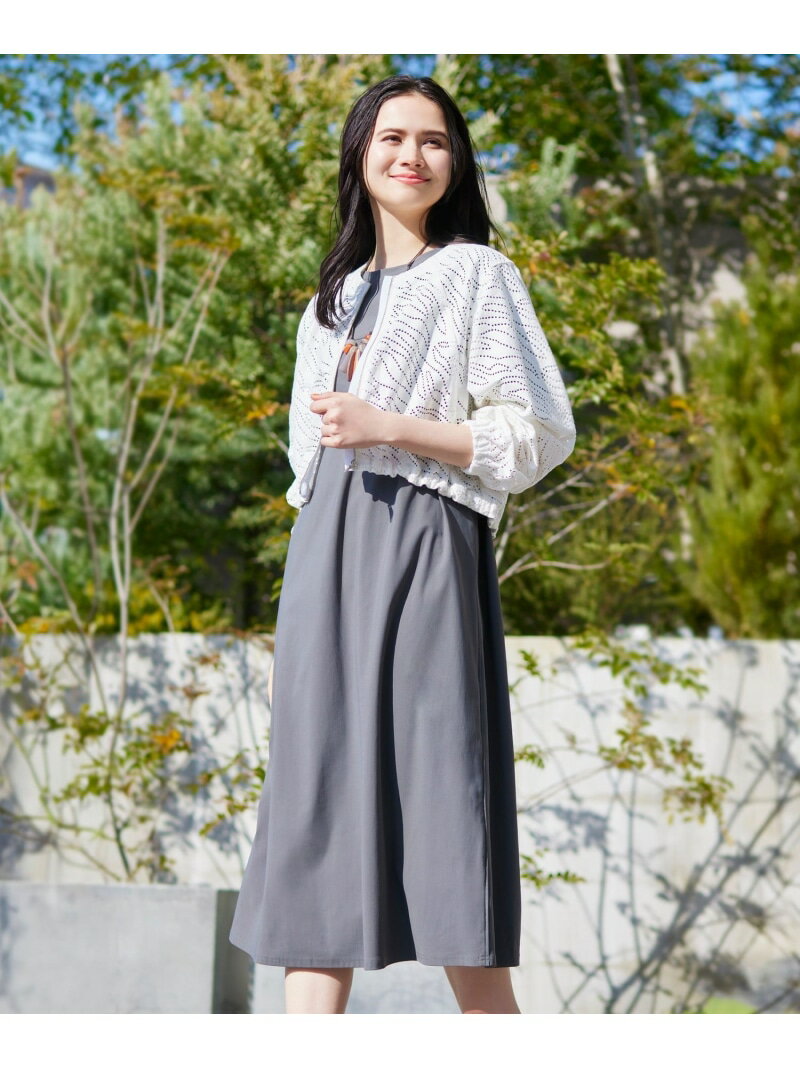 【SALE／51%OFF】【L】【接触冷感】【UVカット】【ウォッシャブル】メリルハイテンションTシャツワンピース EVEX by KRIZIA サンヨー エルサイズ ワンピース・ドレス ワンピース ブルー【RBA_E】【送料無料】[Rakuten Fashion]