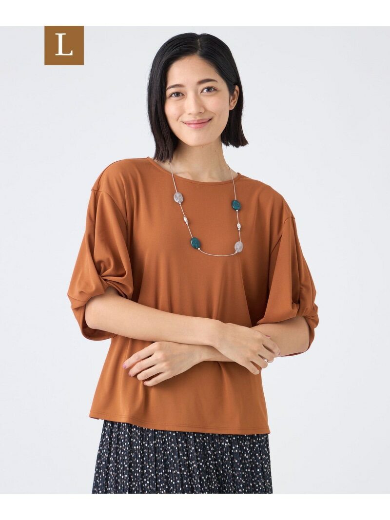 Rakuten - 【SALE／40%OFF】【L】【ウォッシャブル・接触冷感・UV・防シワ】強撚スムースカットソー TRANS WORK サンヨー エルサイズ トップス カットソー・Tシャツ オレンジ グリーン ホワイト【RBA_E】【送料無料】[Rakuten Fashion]
