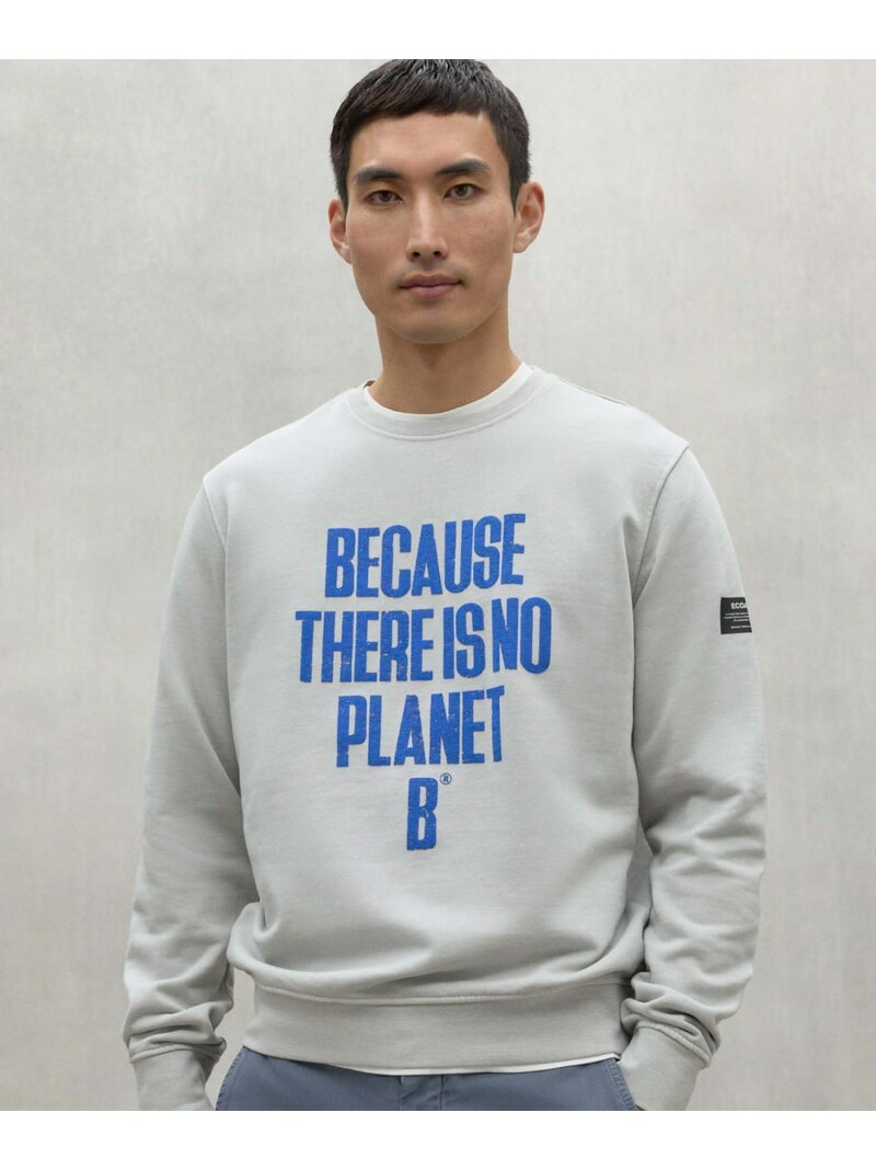 【SALE／30%OFF】BARDER BECAUSE スウェット / BARDERALF SWEATSHIRT MAN ECOALF エコアルフ トップス カットソー・Tシャツ ネイビー グレー【RBA_E】【送料無料】[Rakuten Fashion]