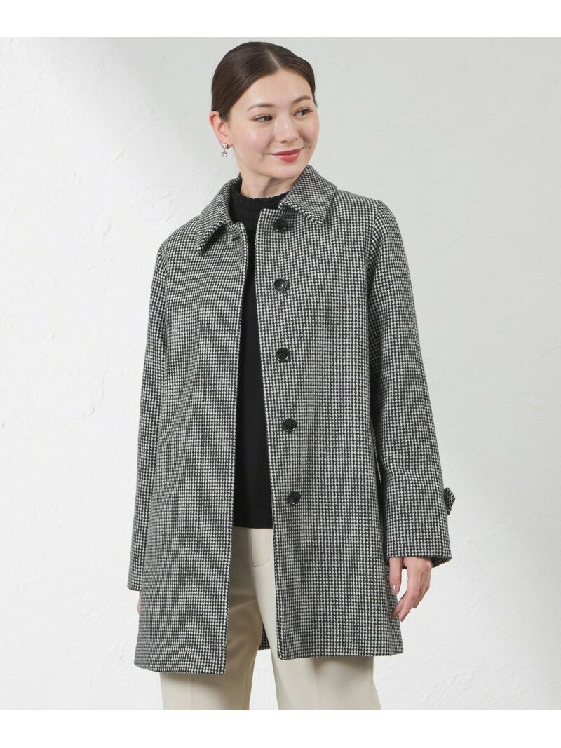 ウールツイード AMACA アマカ ジャケット・アウター ステンカラーコート【送料無料】[Rakuten Fashion]