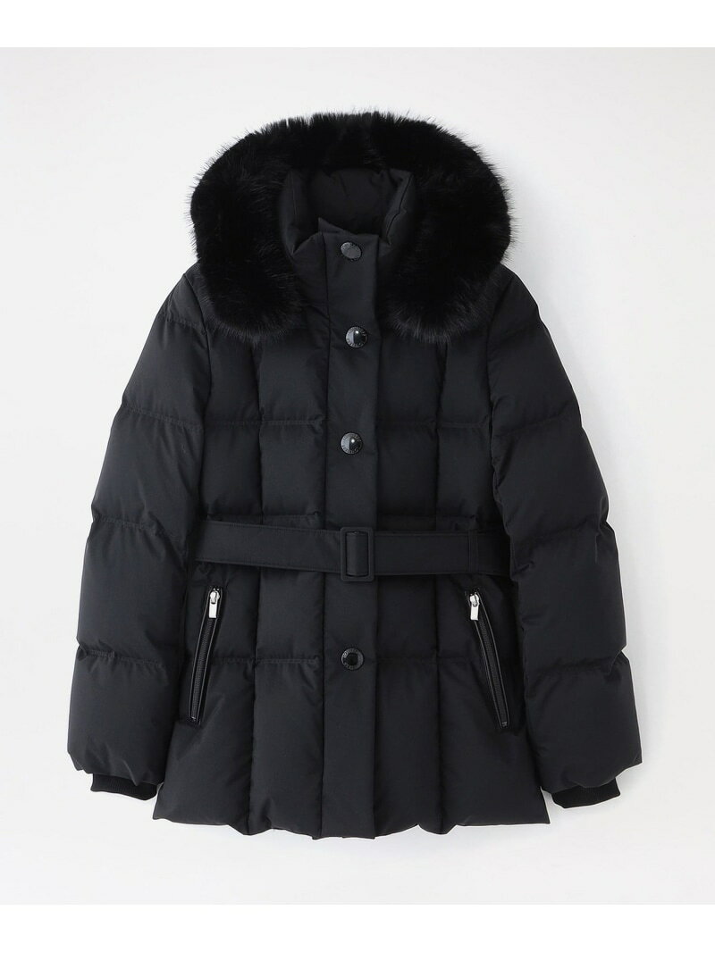 【WEB先行予約】BLACK OF BLACKsミレーヌミドルダウン LOVELESS ラブレス ジャケット・アウター ダウンジャケット・ダウンベスト ブラック【先行予約】*【送料無料】[Rakuten Fashion]