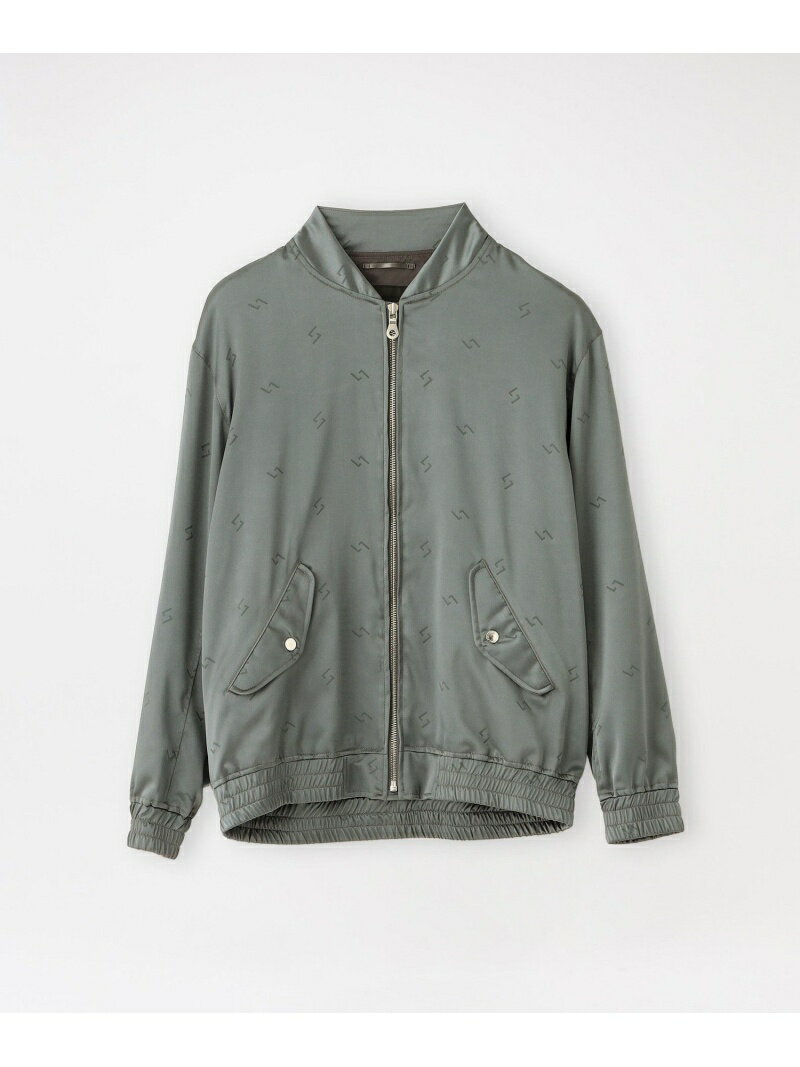 【SALE／30%OFF】スランテッドLジャガード MA-1 LOVELESS ラブレス ジャケット・アウター ブルゾン・ジャンパー ブラック グリーン グレー【RBA_E】【送料無料】[Rakuten Fashion]