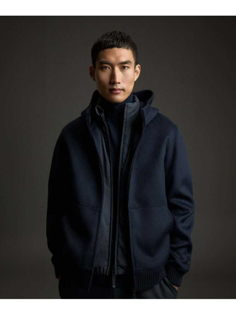 【SALE／36%OFF】ZEUS コンビ ジャケット / ZEUSALF JACKET MAN ECOALF エコアルフ ジャケット・アウター ブルゾン・ジャンパー ネイビー【RBA_E】【送料無料】[Rakuten Fashion]