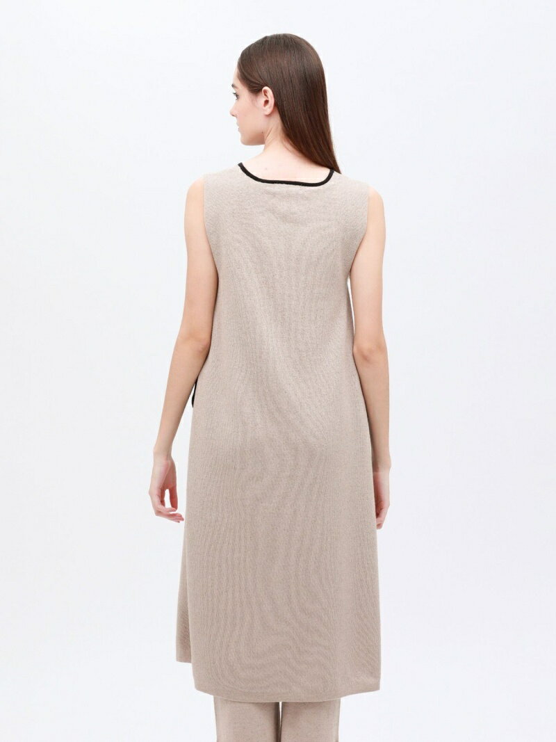 [Rakuten Fashion]【SALE／66%OFF】【otona MUSE掲載商品】Vネック レイヤード ニットドレス LOVELESS ラブレス ワンピース シャツワンピース ベージュ【RBA_E】【送料無料】