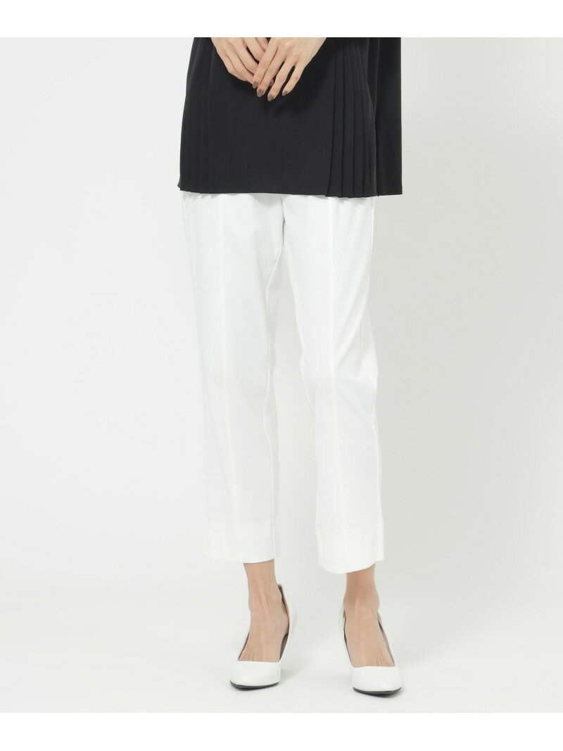 【接触冷感】【ウォッシャブル】メリルハイテンションクロップドパンツ EVEX by KRIZIA エヴェックス バイ クリツィア パンツ その他のパンツ カーキグリーン ネイビー ホワイト グレー ブラック【送料無料】[Rakuten Fashion]