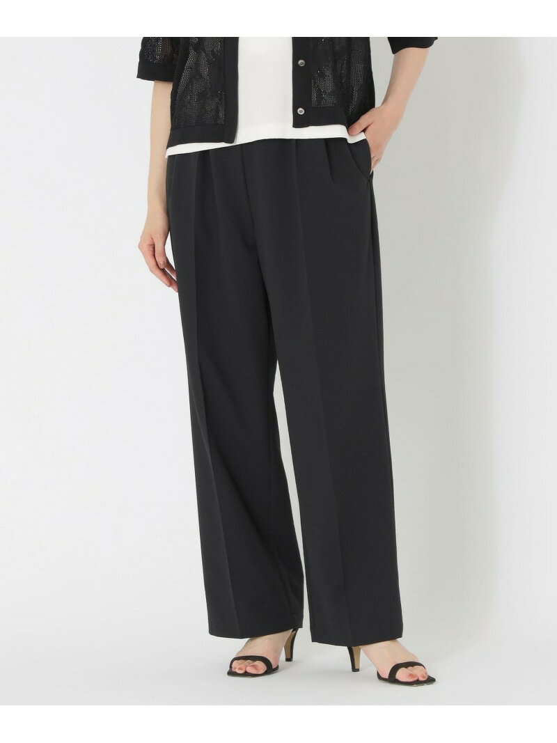 【SALE／33%OFF】ツータックワイドイージーパンツ S.ESSENTIALS エス エッセンシャルズ パンツ スラックス・ドレスパンツ ブラック カーキグリーン【RBA_E】【送料無料】[Rakuten Fashion]