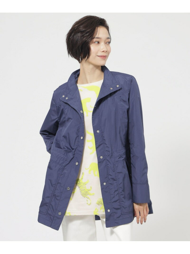 【SALE／35%OFF】【花粉対策】【UV対策】【ウォッシャブル】メモリータフタスタンドカラーコート EVEX by KRIZIA エヴェックス バイ クリツィア ジャケット・アウター その他のジャケット・アウター ネイビー グレー【RBA_E】【送料無料】[Rakuten Fashion]