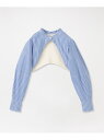 【SALE/30%OFF】ストライプクロップトコンビトップス LOVELESS ラブレス トップス その他のトップス ブルー ホワイト【RBA_E】【送料無料】...