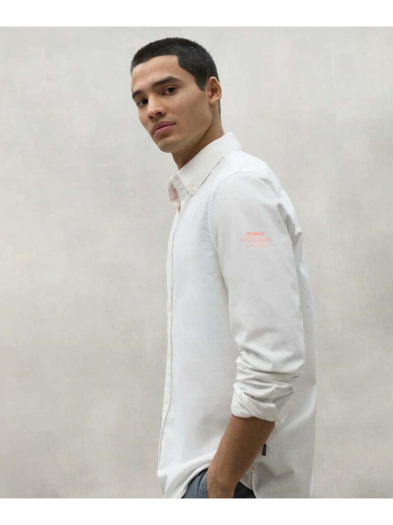 【SALE／28%OFF】ANTONIO ボタンダウンシャツ / ANTONIO SHIRT MAN ECOALF エコアルフ トップス シャツ・ブラウス ホワイト ブルー【RBA_E】【送料無料】[Rakuten Fashion]