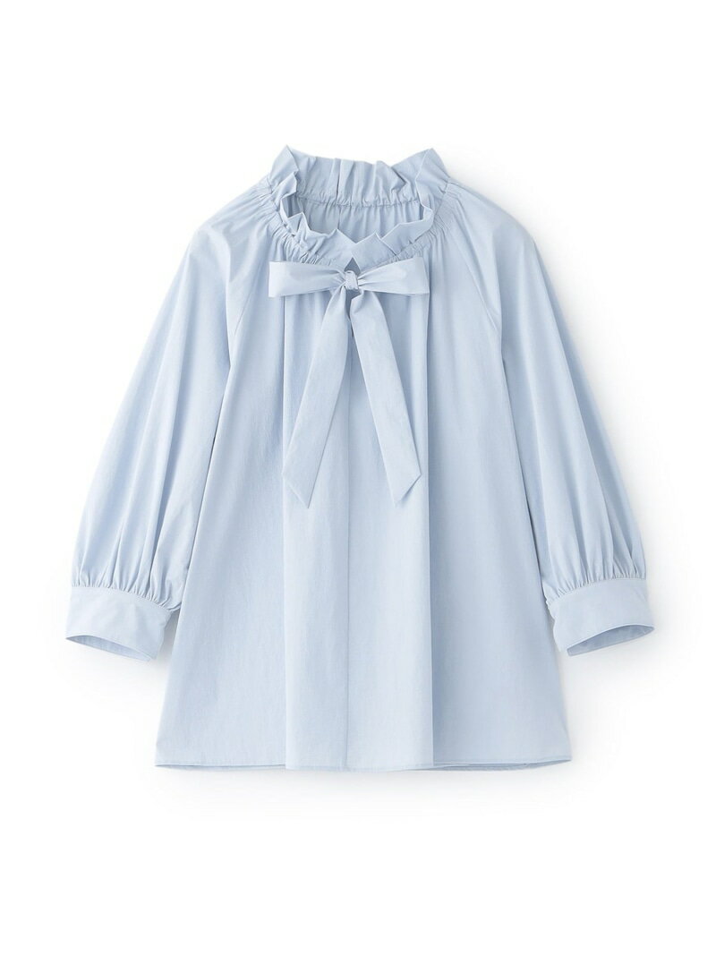 Rakuten - 【ウォッシャブル】ナイロンストレッチブラウス TRANS WORK サンヨー エルサイズ トップス シャツ・ブラウス ブラック ブルー ベージュ【送料無料】[Rakuten Fashion]