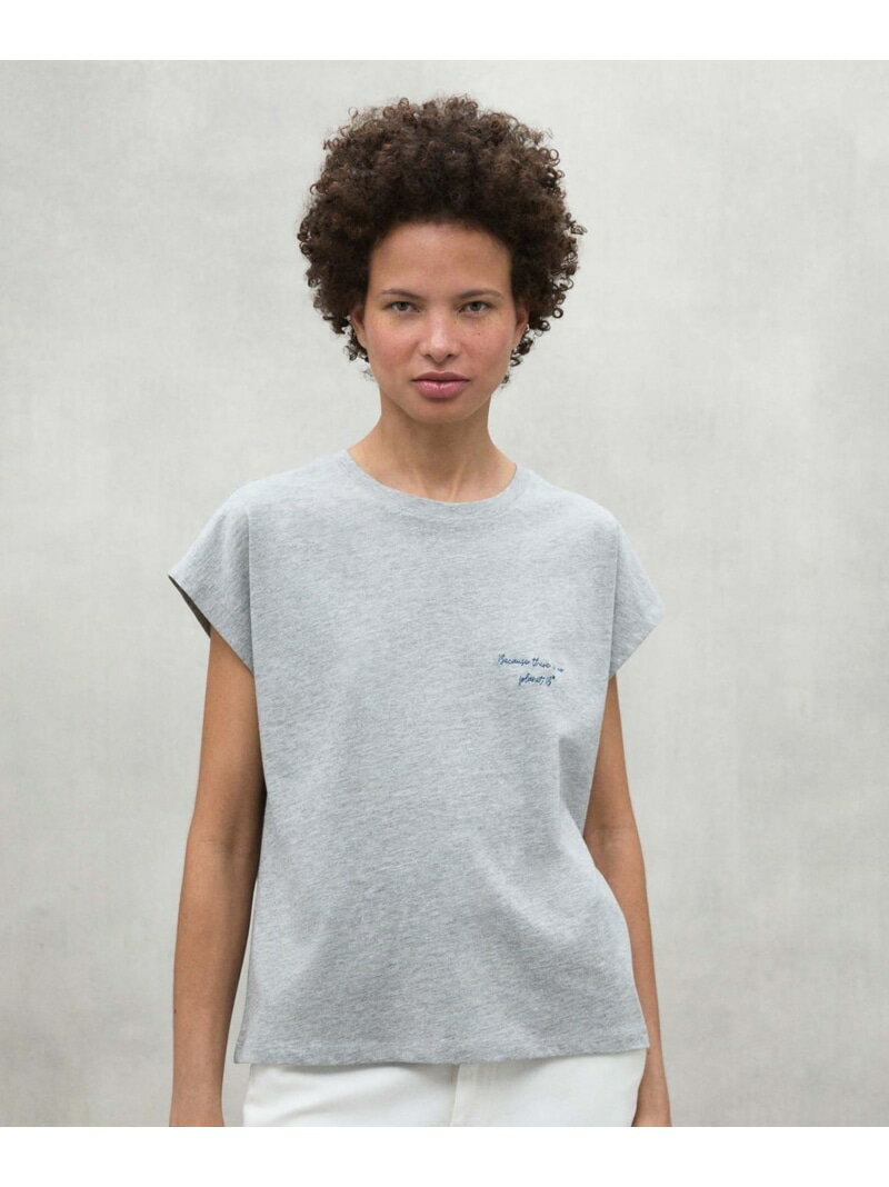 Rakuten - NAMUR BECAUSE Tシャツ / NAMURALF T-SHIRT WOMAN ECOALF エコアルフ トップス カットソー・Tシャツ ホワイト ベージュ【送料無料】[Rakuten Fashion]