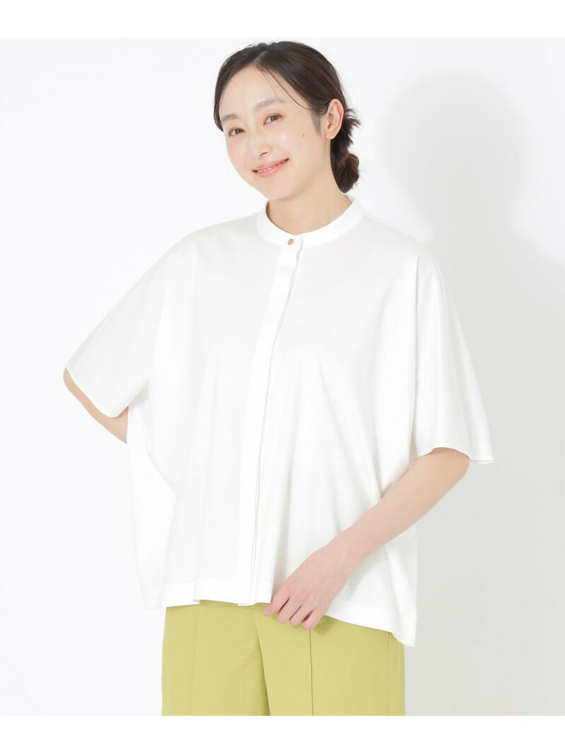 Rakuten - 【DRESOPHY】シャツ S.ESSENTIALS エス エッセンシャルズ トップス シャツ・ブラウス グリーン ホワイト ネイビー【送料無料】[Rakuten Fashion]