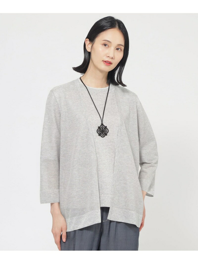 Rakuten - 【SALE／33%OFF】【ウォッシャブル】ルレックスシアーVネックカーディガン TRANS WORK トランスワーク トップス ニット ブラック ブルー グレー【RBA_E】【送料無料】[Rakuten Fashion]