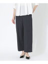 【S.lab Pants】リネンライクワイドパンツ S.ESSENTIALS エス エッセンシャルズ パンツ スラックス・ドレスパンツ ブラック ホワイト カー...
