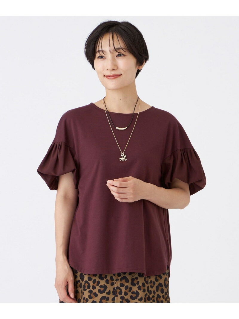 Rakuten - 【SALE／25%OFF】【接触冷感】【マシンウォッシャブル】スパンローンコンビカットソー EVEX by KRIZIA エヴェックス バイ クリツィア トップス カットソー・Tシャツ ホワイト レッド ブラック【RBA_E】【送料無料】[Rakuten Fashion]