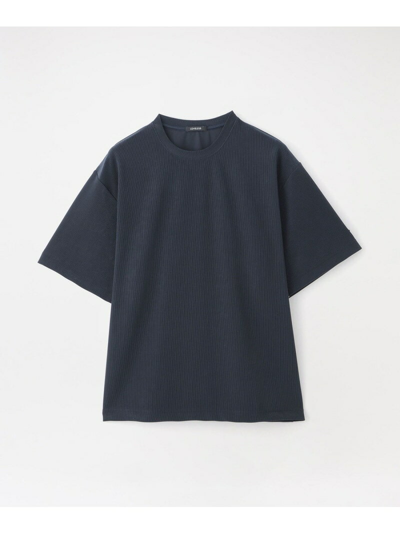 【SALE／10%OFF】コードピケTシャツ LOVELESS ラブレス トップス カットソー・Tシャツ ブラック ネイビー【RBA_E】【送料無料】[Rakuten Fashion]