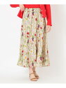 【SALE/22%OFF】【HIBIYA KADAN】プリントスカート S.ESSENTIALS エス エッセンシャルズ スカート ロング・マキシスカート ネイ...
