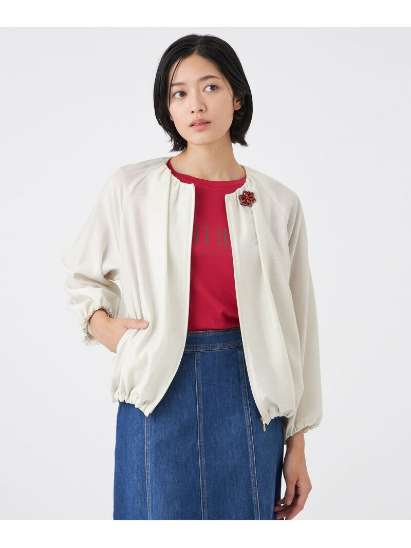 乐天商城 - 【SALE／27%OFF】【ウォッシャブル】シアータンブラーブルゾン TRANS WORK トランスワーク ジャケット・アウター その他のジャケット・アウター ベージュ カーキグリーン【RBA_E】【送料無料】[Rakuten Fashion]