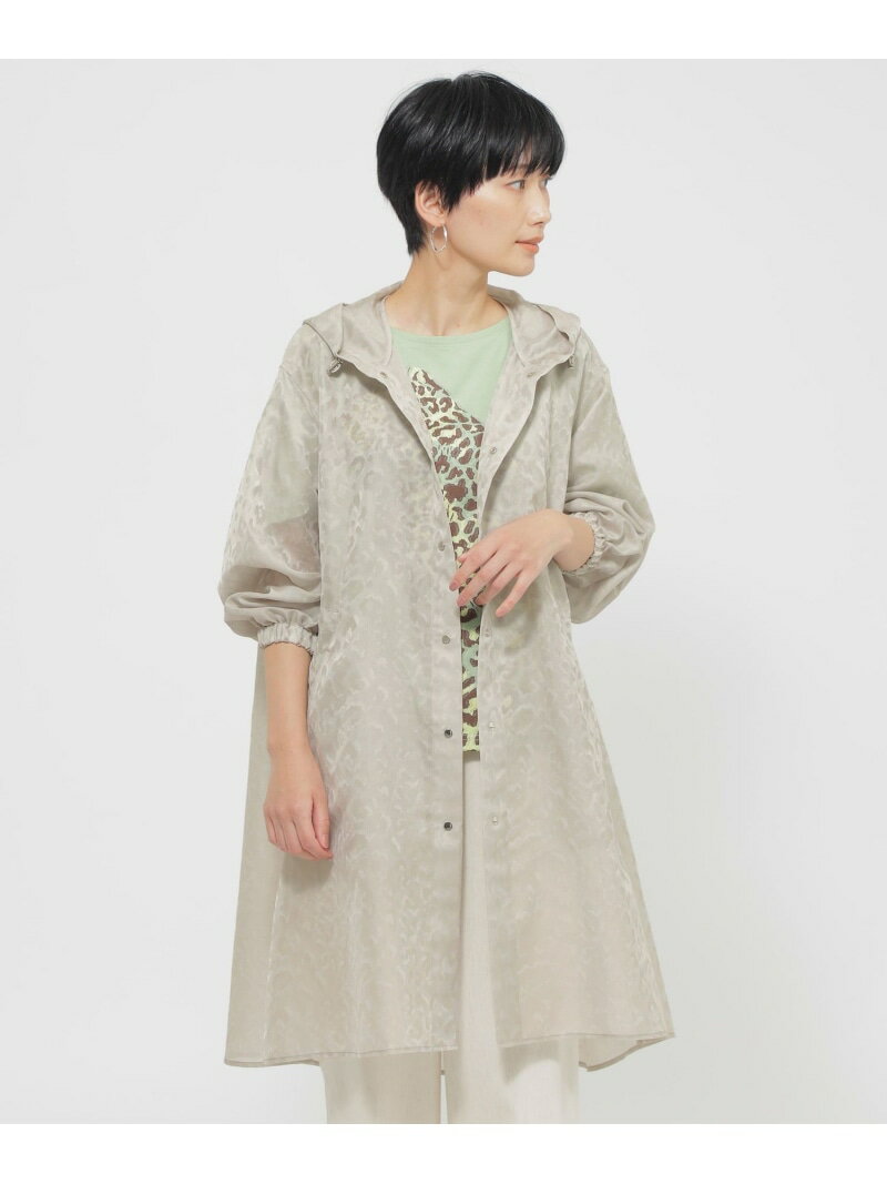 Rakuten - 【SALE／38%OFF】【カタログ掲載品】【ウォッシャブル】レオパードジャカードコート EVEX by KRIZIA エヴェックス バイ クリツィア ジャケット・アウター その他のジャケット・アウター ベージュ【RBA_E】【送料無料】[Rakuten Fashion]