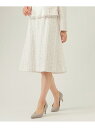 【SALE/30%OFF】ファンシーツイード スカート TO BE CHIC トゥー ビー シック スカート その他のスカート ホワイト ネイビー【RBA_E】...