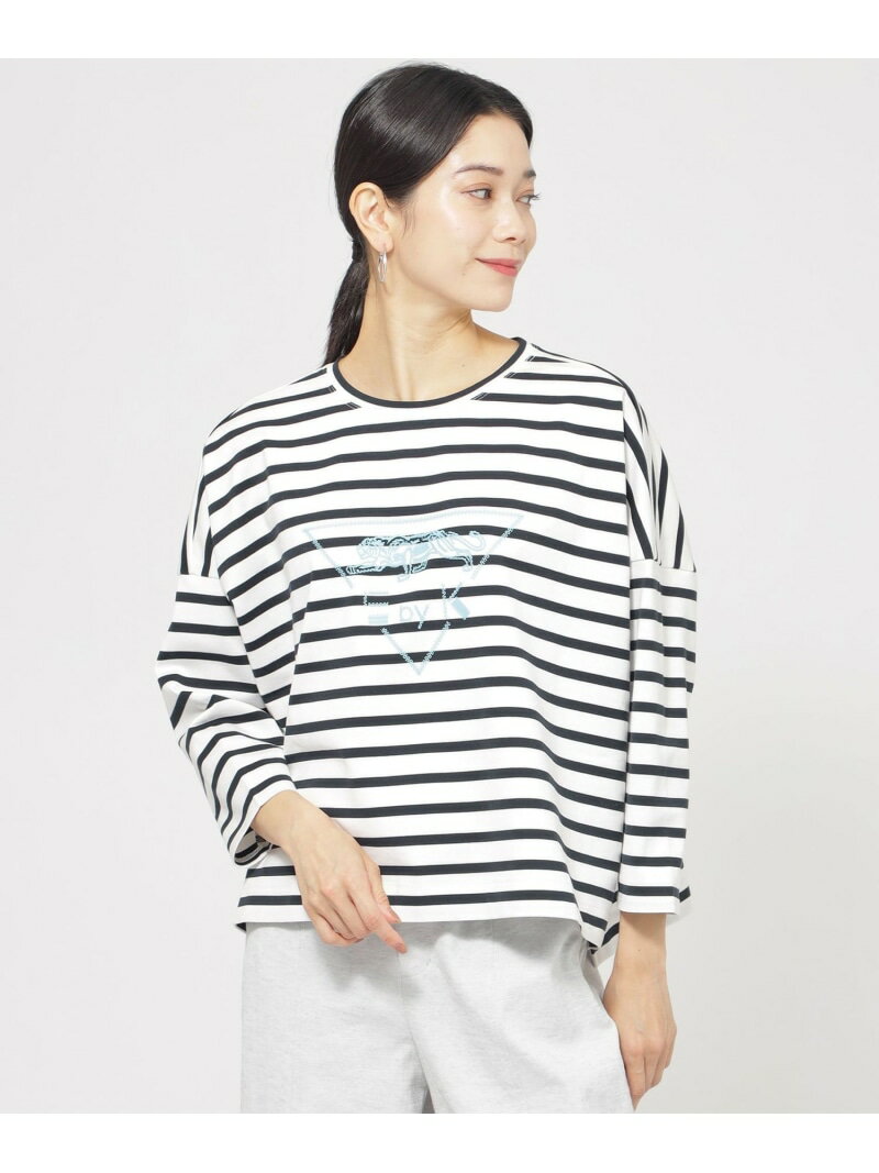 【SALE／44%OFF】【ウォシャブル】イニシャルパンサープリントカットソー EVEX by KRIZIA エヴェックス バイ クリツィア トップス カットソー・Tシャツ イエロー ネイビー ブルー ホワイト【RBA_E】【送料無料】[Rakuten Fashion]