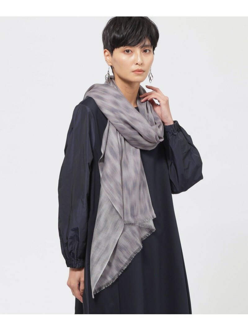 【SALE／43%OFF】【ウォッシャブル】アニマルプリントストール EVEX by KRIZIA エヴェックス バイ クリツィア ファッション雑貨 マフラー・ストール・ネックウォーマー グレー ベージュ【RBA_E】【送料無料】[Rakuten Fashion]