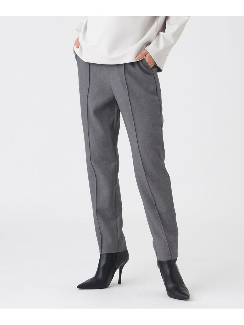 【マシンウォッシャブル】TRダブルクロスピンタックパンツ EVEX by KRIZIA エヴェックス バイ クリツィア パンツ その他のパンツ ホワイト【送料無料】[Rakuten Fashion]