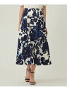 【SALE/30%OFF】【80周年記念アイテム】フラワープリント スカート TO BE CHIC トゥー ビー シック スカート その他のスカート ベージュ ...