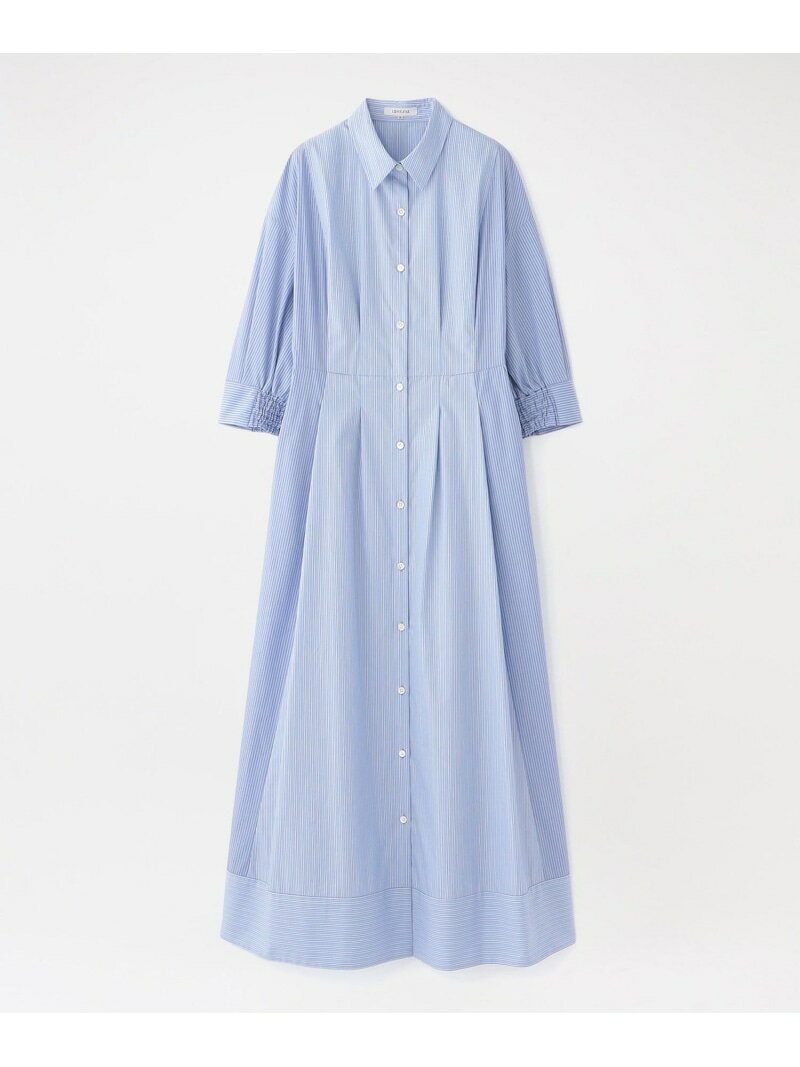 Rakuten - 【SALE／20%OFF】ストライプブロックシャツワンピース LOVELESS ラブレス ワンピース・ドレス ワンピース ブルー【RBA_E】【送料無料】[Rakuten Fashion]