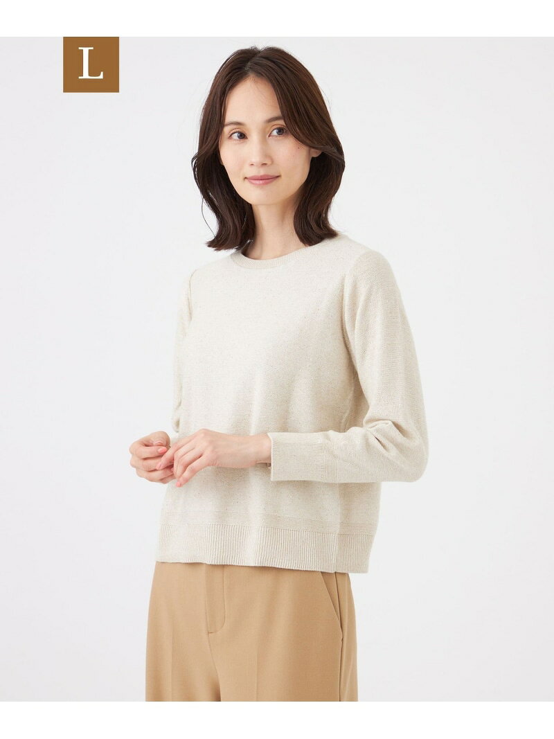 Rakuten - 【SALE／33%OFF】【L】【ウォッシャブル】SPANGLE KNITプルオーバー TRANS WORK サンヨー エルサイズ トップス ニット ホワイト ネイビー ピンク【RBA_E】【送料無料】[Rakuten Fashion]