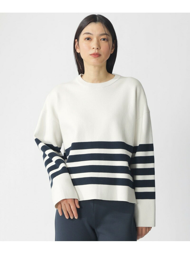 KOA ニット / KOA KNIT WOMAN ECOALF エコアルフ トップス ニット ホワイト ネイビー【送料無料】[Rakuten Fashion]
