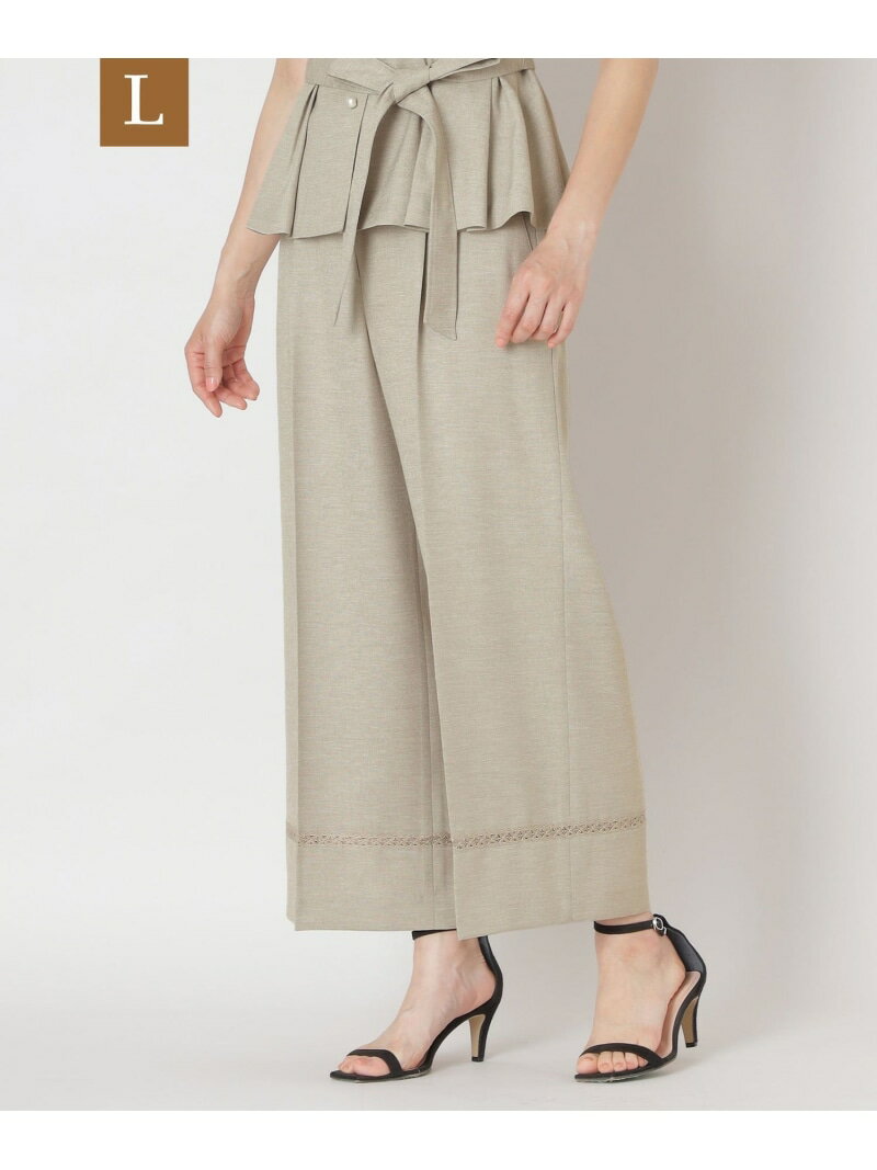 リネンライクワイドパンツTOBEC...