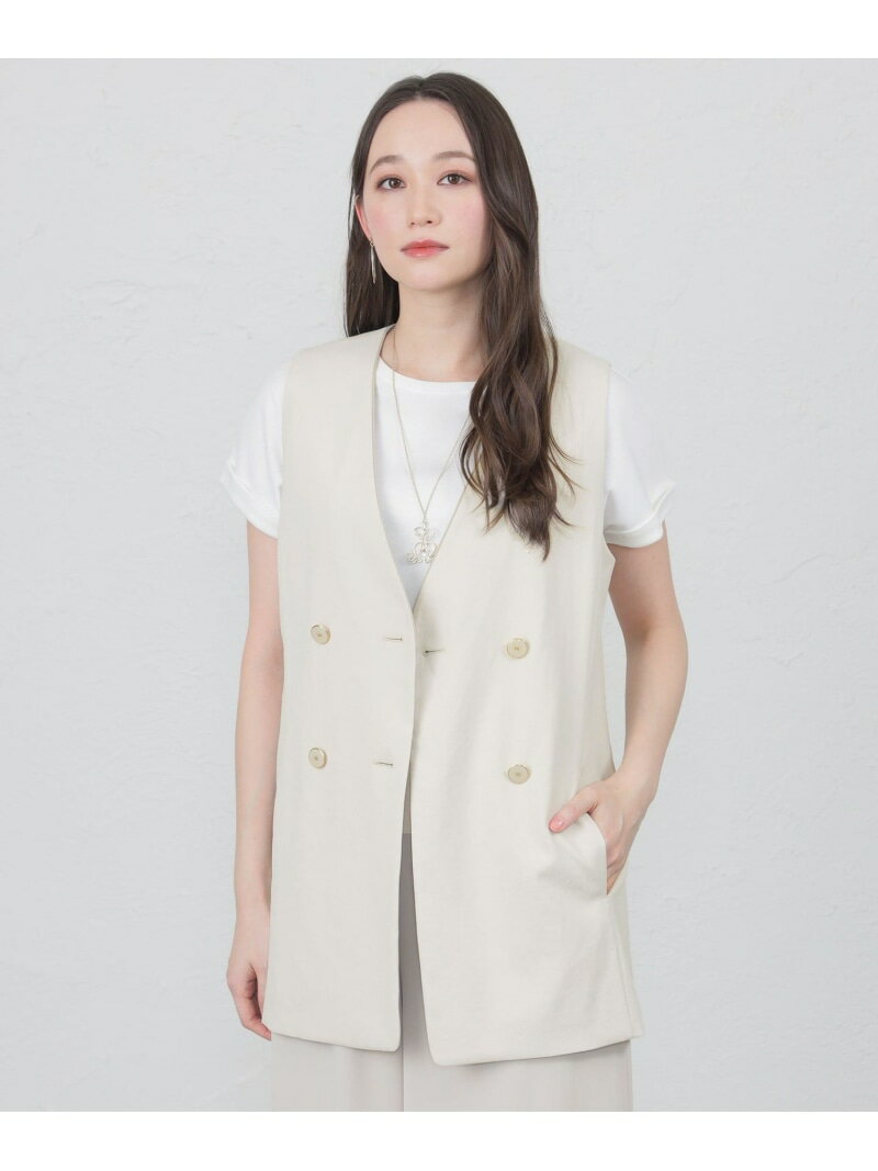 【SALE／50%OFF】シェルタリングドライオックスミドルジレ AMACA アマカ トップス ベス