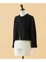 【WEB・一部店舗限定】【ATELIER COLLECTION】ミラノリブニットボレロ AMACA アマカ トップス ニット ブラック ベージュ【送料無料】[R...