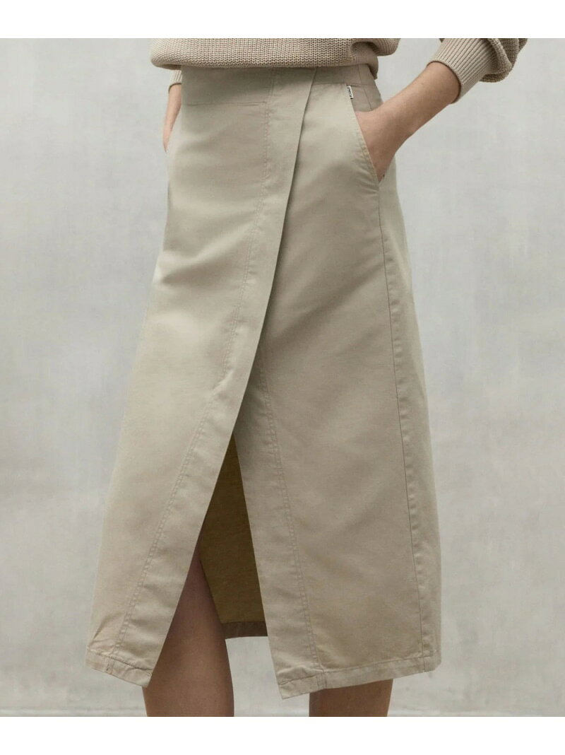Rakuten - 【SALE／34%OFF】SHIRO スリット スカート / SHIRO SKIRT WOMAN ECOALF エコアルフ スカート ロング・マキシスカート ベージュ カーキグリーン【RBA_E】【送料無料】[Rakuten Fashion]