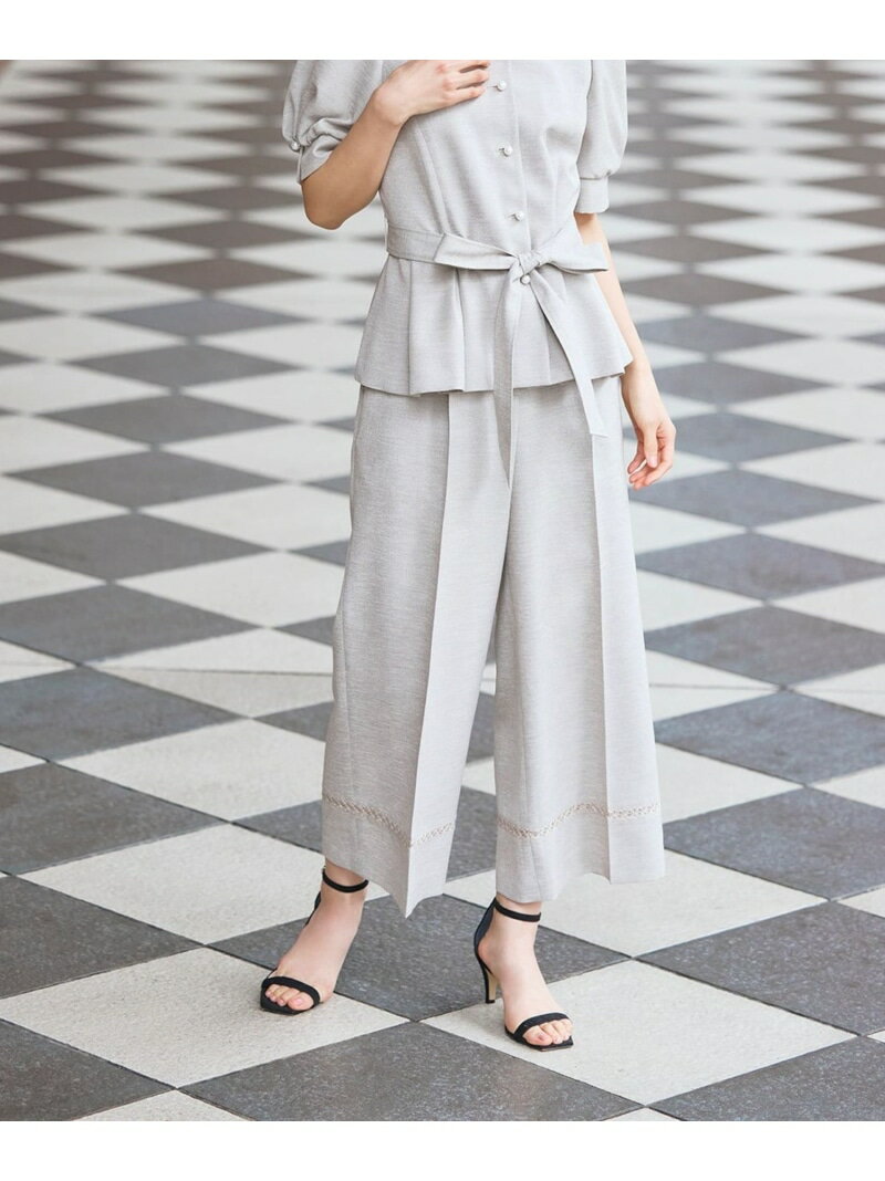 リネンライクワイドパンツTOBEC...