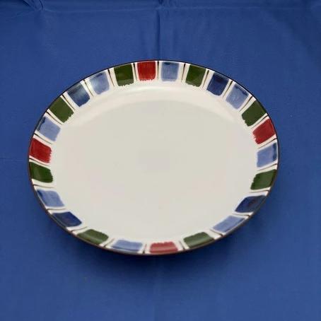 丸鉢丸皿波佐見焼いろえ帯十草6.5...