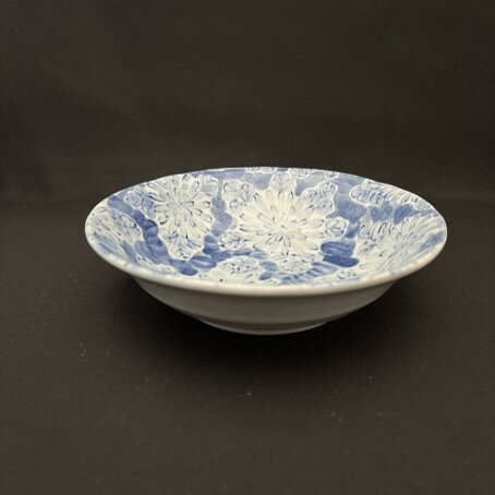 多用鉢濃菊深皿盛皿花模様有田焼清秀...