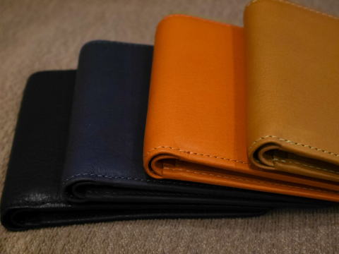 【送料無料】【J.Cuir】メーカー直販/防水牛革カード札二つ折り牛革財布/撥水/防水...