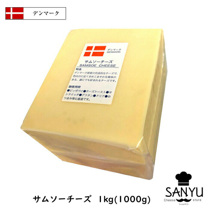 楽天Cheese専門店　チーズの三祐（10kg/カット）デンマーク サムソー チーズ1kg×10個セット