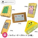 ノルウェー チーズ お試し セット アソート/詰合せ 5種類のチーズを1kgお届け