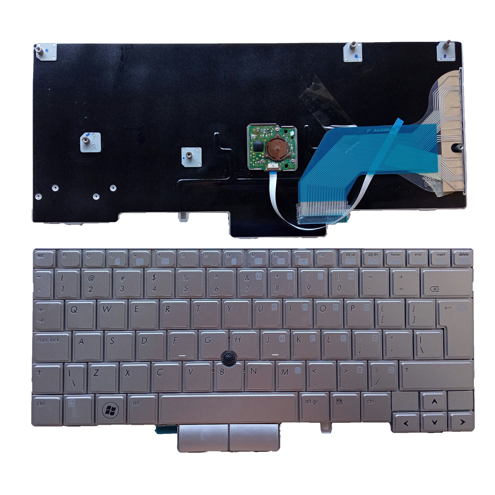 [UI]ELITEBOOK 2740 2740P 2760P MP-09B6 適用 外国語ノートパソコンキーボード HPノートパソコン修理..