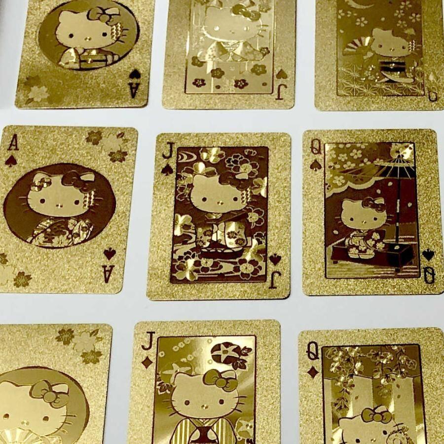 Hello！Kitty【寺子屋】Hello!Kitty Cardハロー！開運!黄金！キティーGOLDトランプ