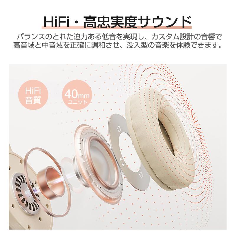 送料無料 ヘッドホン 折りたたみ収納 調節可能なヘッドバンド ワイヤレスイヤホン ヘッドホン Bluetooth5.3 ヘッドセット SDカード対応 MP3プレーヤー ゲーミングイヤホン 3.5mmオーディオケーブル付き 有線無線両用