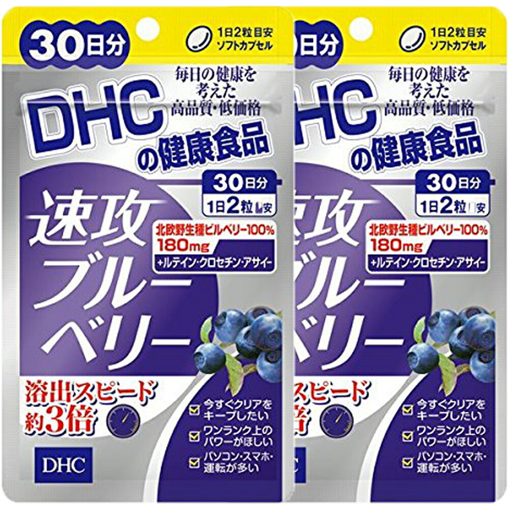 DHC 速攻ブルーベリー30日分×2個セッ