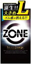 ZONE ゾーン Largeサイズ 6個入 ジェクス ゾーン Lサイズ 大きめ コンドーム ゴム 避妊具 避妊用品 ステルス ゼリー JEX 新商品