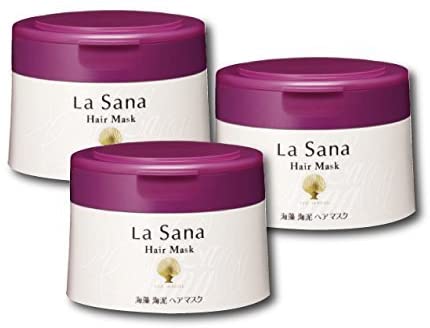 ラサーナ 海藻海泥ヘアマスク 210g 3個 (ヘアトリートメント)ダメージヘア用 送料無料