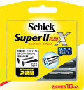 Schick シック スーパーIIプラスX 替刃16コ入 プロビタミンB5配合。水に溶けるスムーザー 快適 シェービング